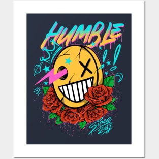 Humble Emoticon Smile Posters and Art